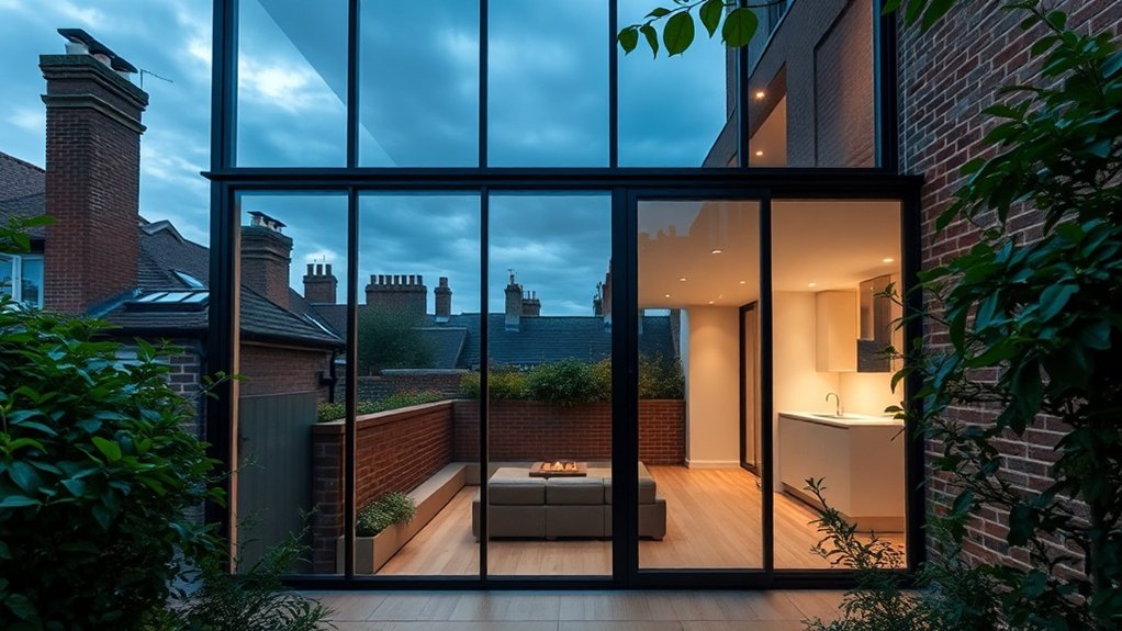 Glass Extension Walls Charlton