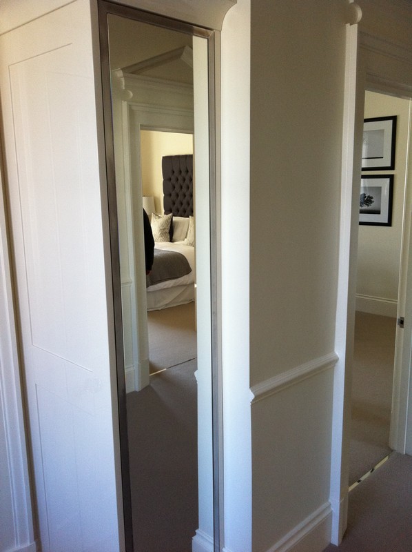 Full-length wardrobe mirror fitted in Charlton home
